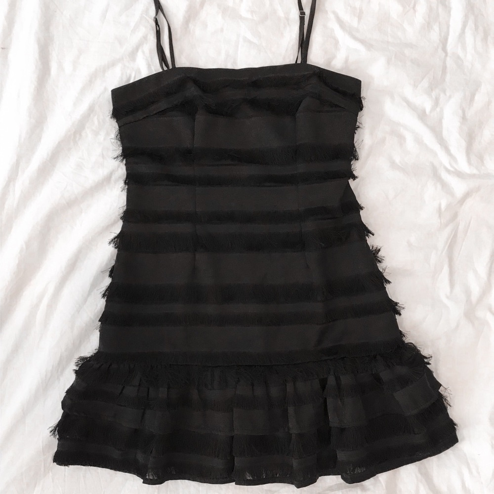 molina mini dress black